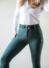 Emerald Kinetix Hybrid Breeches X Infinity Belt - Equine Culture