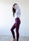 NEW Plum Range Tights - Equine Culture