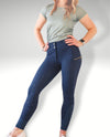 True Navy Kinetix Hybrid Breeches - Equine Culture